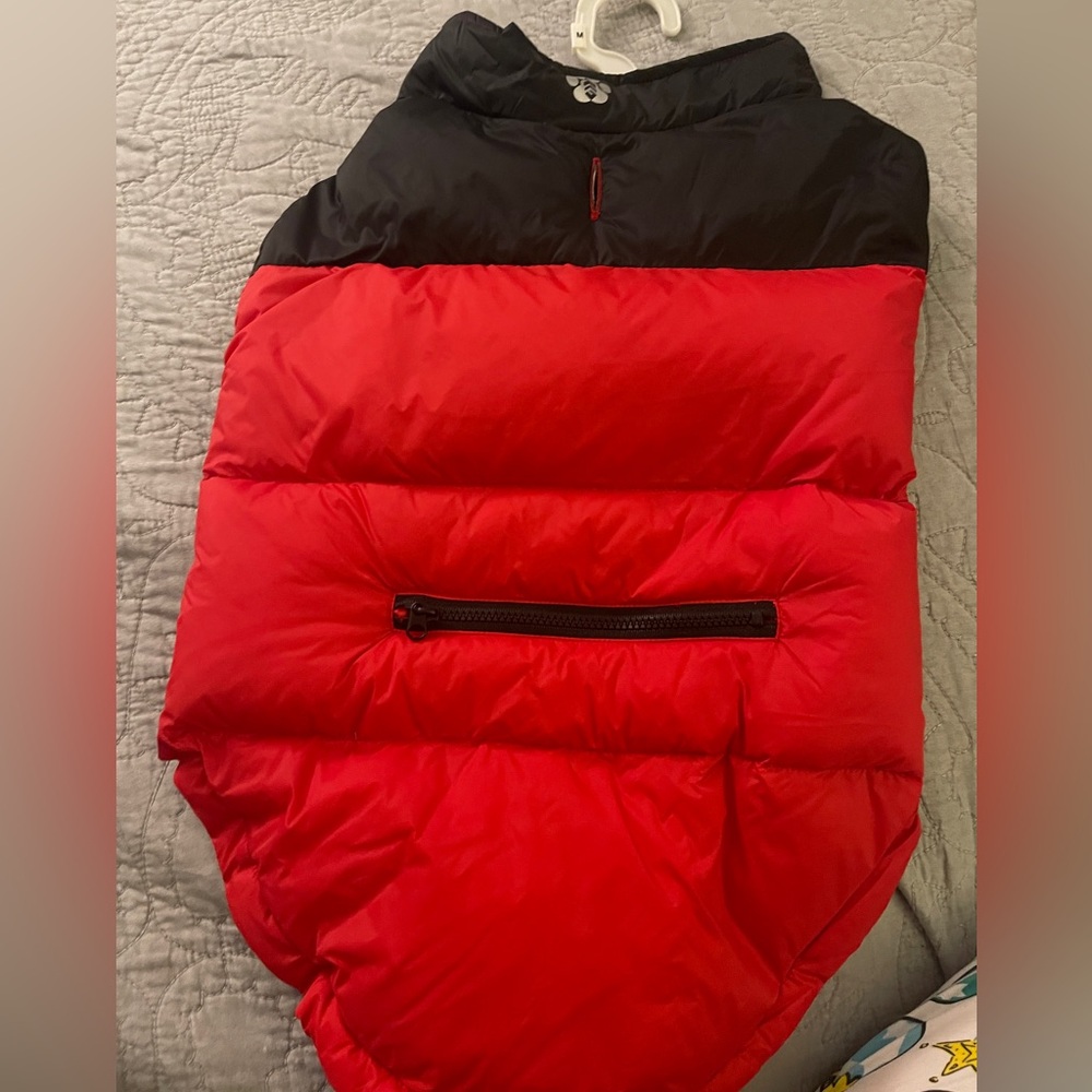 Brand new reversible puffer coat for doggies size medium